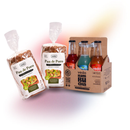 12 pack Kombucha + 2 Panes