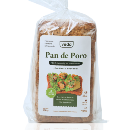 Pan de Poro Libre de Gluten 550g